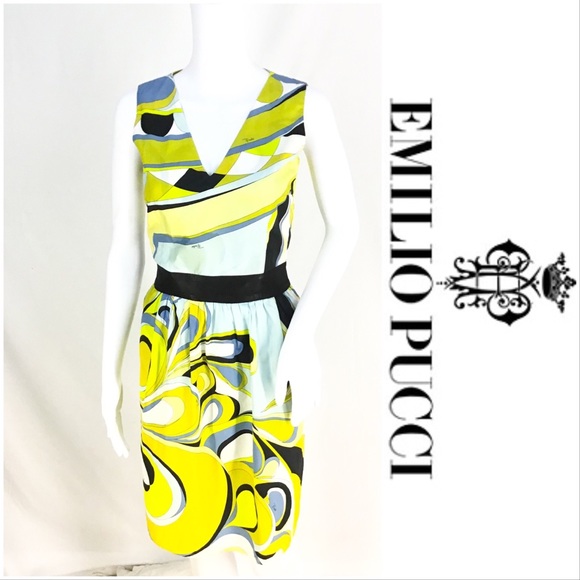 pucci yellow dress